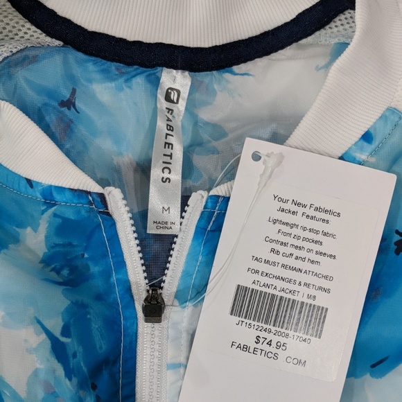 Fabletics NWT Atlanta Jacket M/8 - Picture 8 of 8